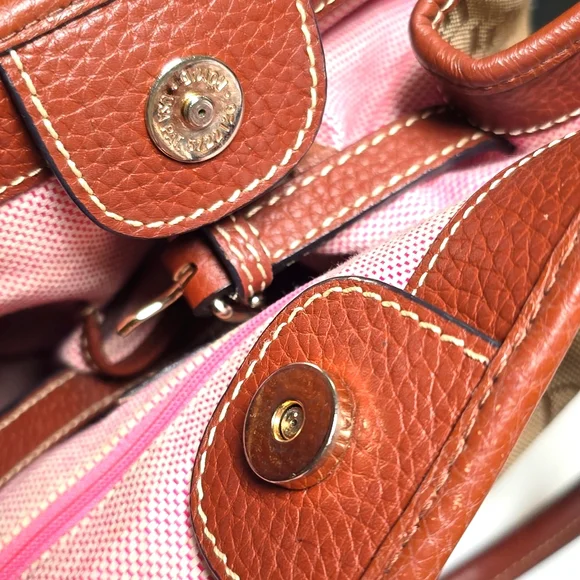 Dooney & Bourke Tan and Brown Shoulder Bag - Picture 13 of 13